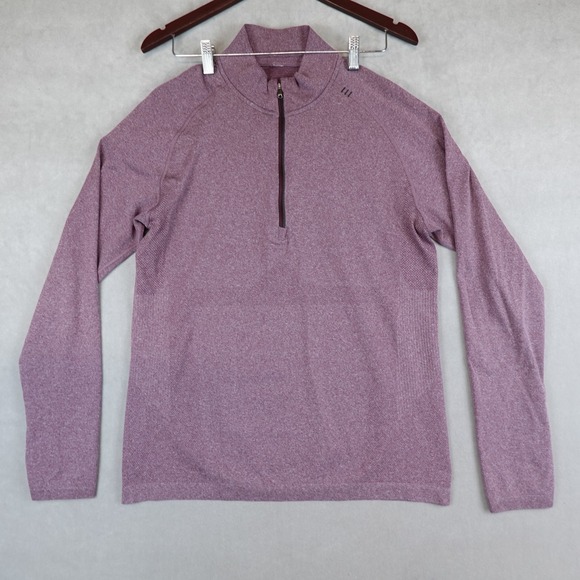 lululemon athletica Other - Lululemon Metal Vent Tech 1/2 Zip Pullover Mens Medium Performance Plum Maroon